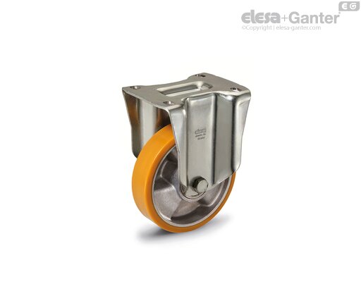 RE.F5-PSL-H Medium-heavy duty castors Fixed plate bracket, without